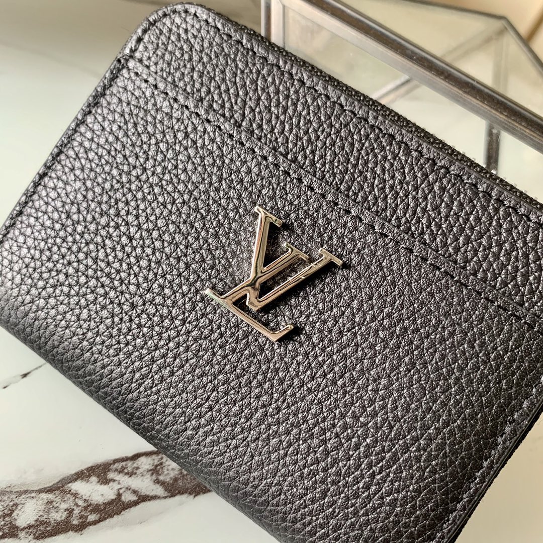 l0vis Vvtt0n lockme zippy coin purse calfskin black m80099 11 x 8.5 x 2 cm