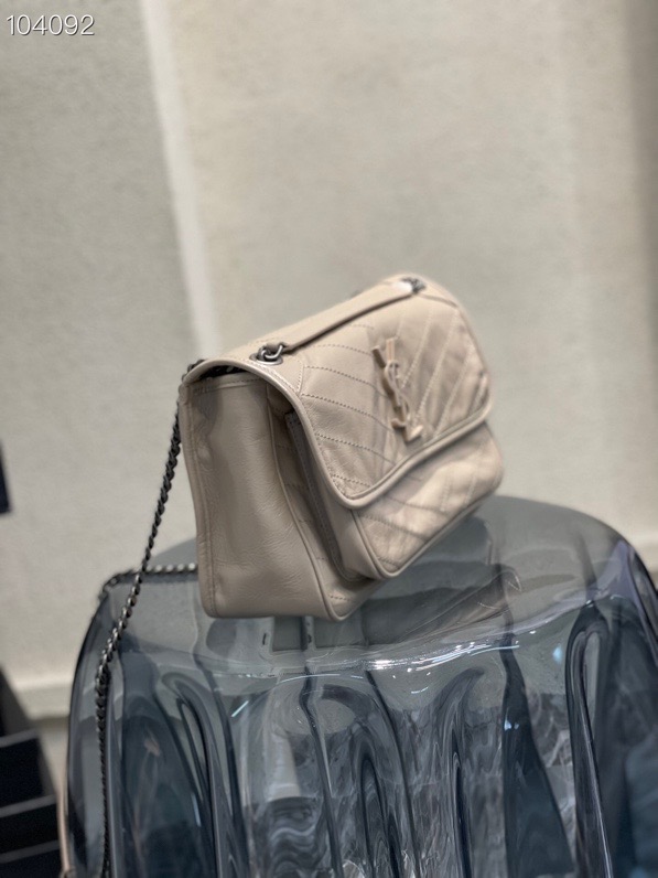 Y51 niki medium crinkled vintage leather creme 4988940 28 x 20 x 8 cm