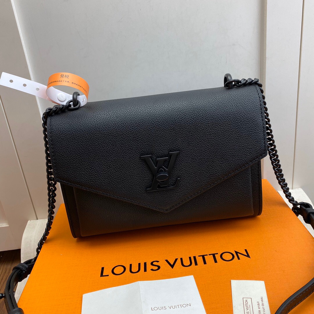 l0vis Vvtt0n mylockme chain bag black metal black m51418 22.5 x 17 x 5.5 cm