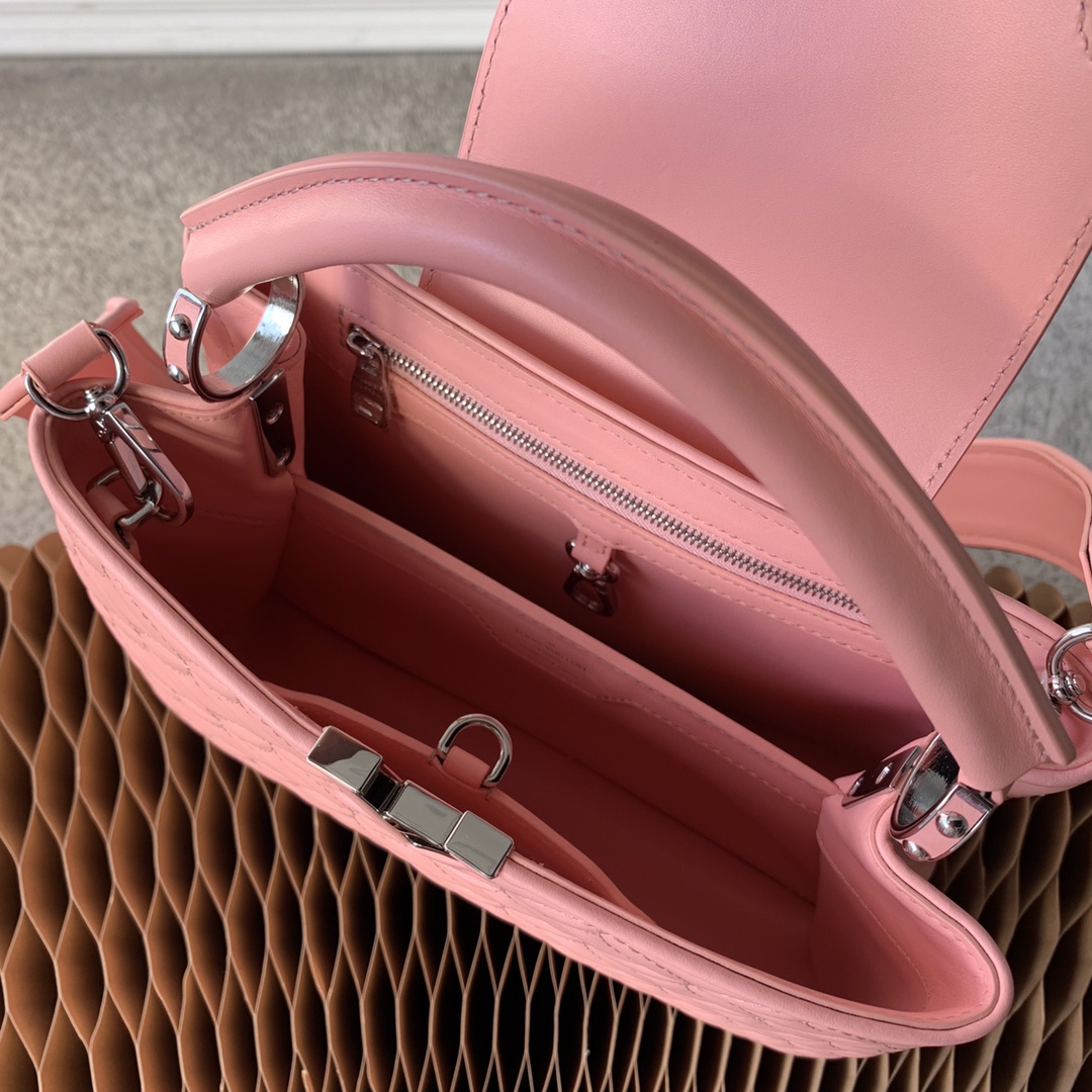 l0vis Vvtt0n capucines bb monogram flower pink m55366 27 x 18 x 9 cm