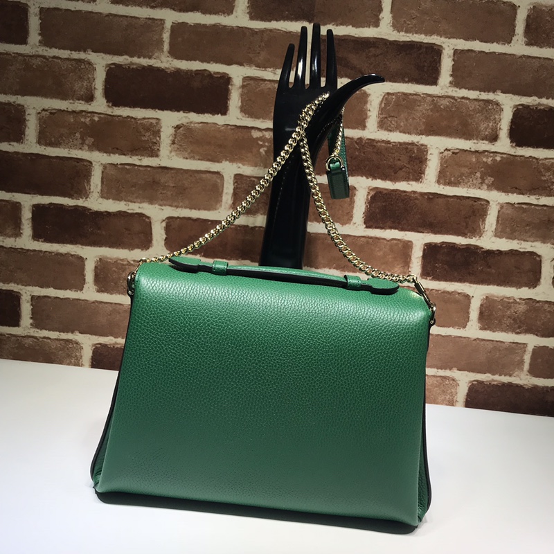 Gvc*1 large interlocking gg shoulder bag green 510306 32 x 20 x 12 cm
