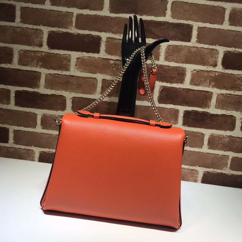 Gvc*1 large interlocking gg shoulder bag orange 510306 32 x 20 x 12 cm