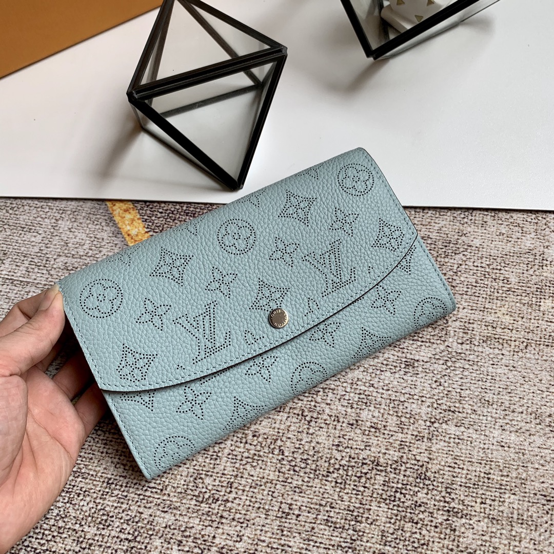 l0vis Vvtt0n iris wallet monogram pattern ver lagon m60145 19 x 12 x 2 cm