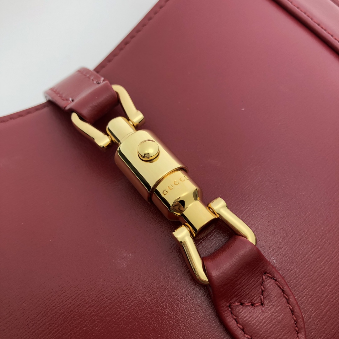 Gvc*1 mini jackie 1961 shoulder bag leather red 637091 19 x 13 x 3 cm