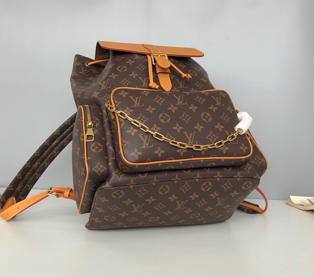 l0vis Vvtt0n trio backpack monogram eclipse canvas brown m45538 60 x 72 x 19 cm