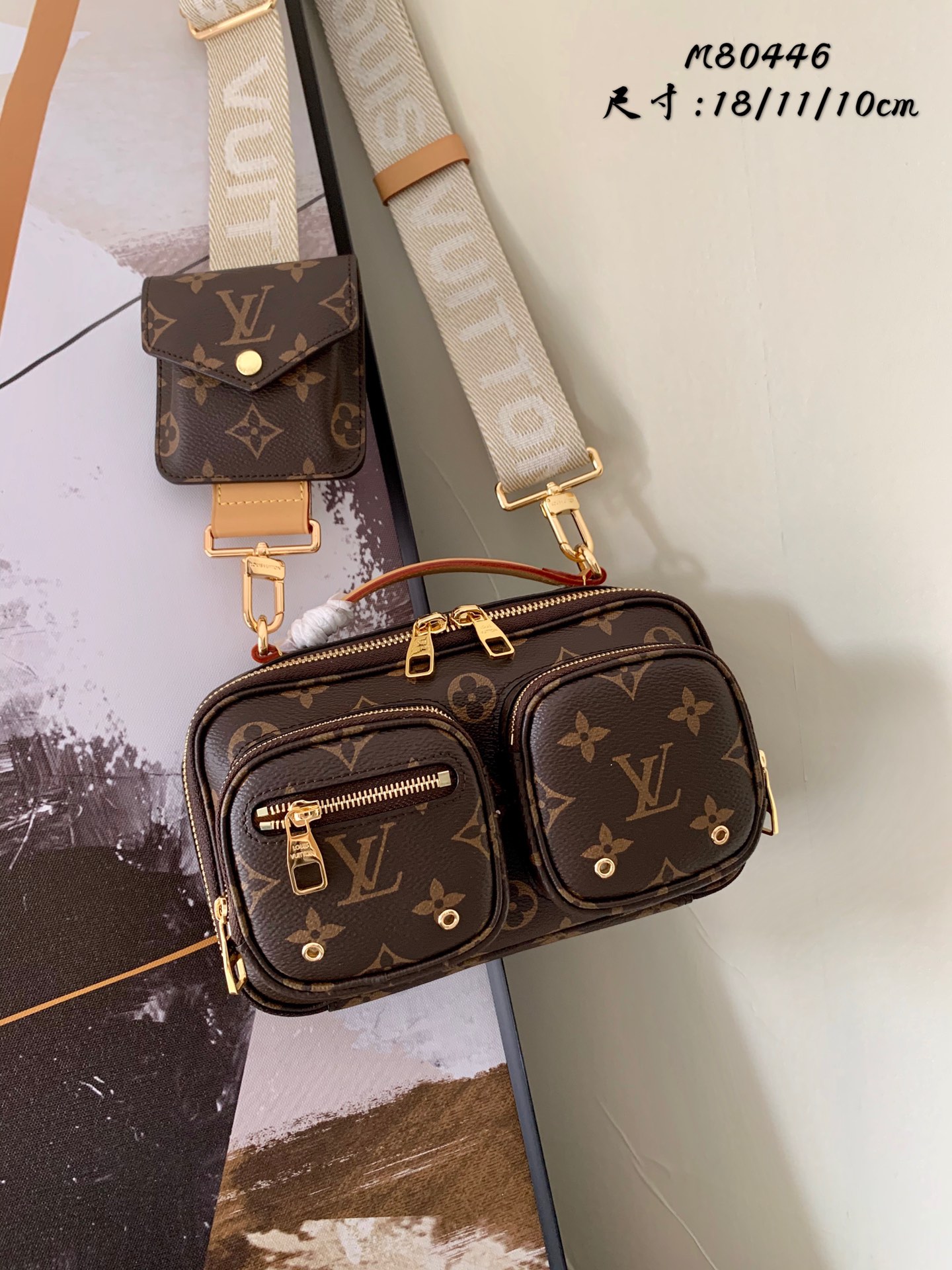 l0vis Vvtt0n utility crossbody monogram canvas m80446 18 cm