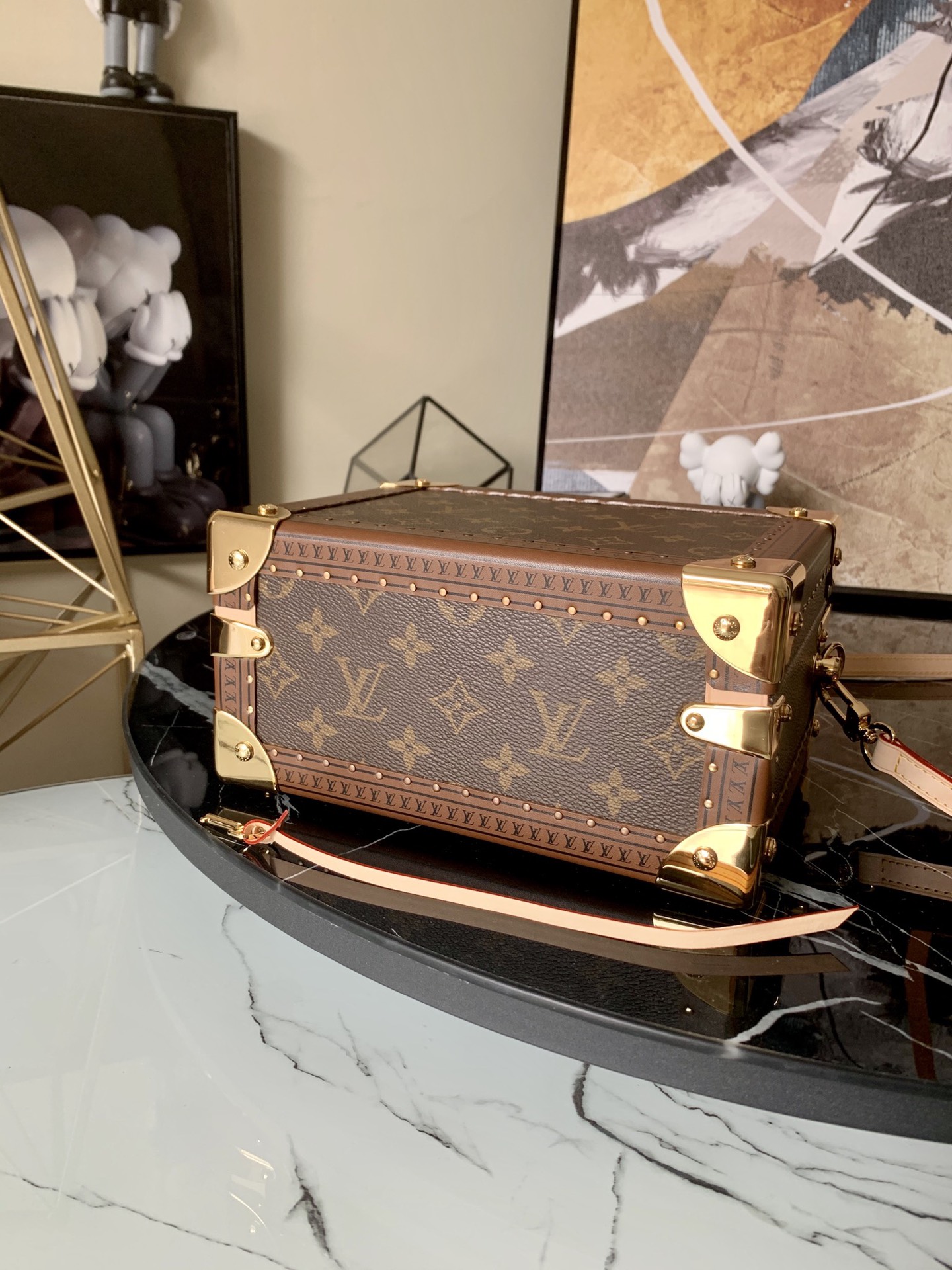 l0vis Vvtt0n valisette tresor monogram canvas m45673 22.5 x 16 x 11 cm