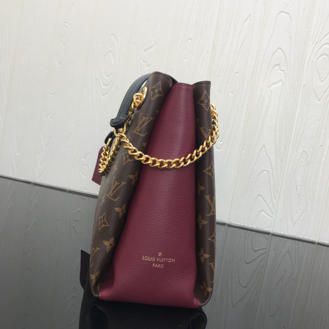 l0vis Vvtt0n surÈne mm monogram canvas burgundy m43772 36 x 26 x 13 cm