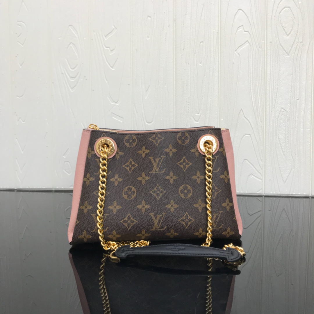 l0vis Vvtt0n surÈne bb monogram canvas pink m43775 24 x 17 x 11 cm