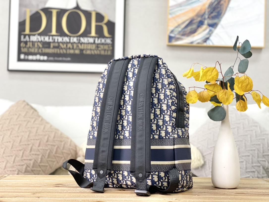 D10r travel backpack blue D10r oblique jacquard m6104 35 × 15 × 42 cm