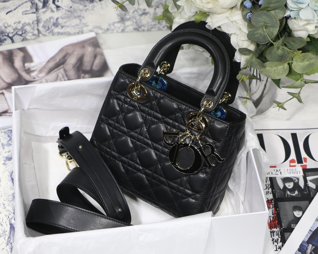 D10r lady D10r my abcD10r bag black metal m0538 20cm