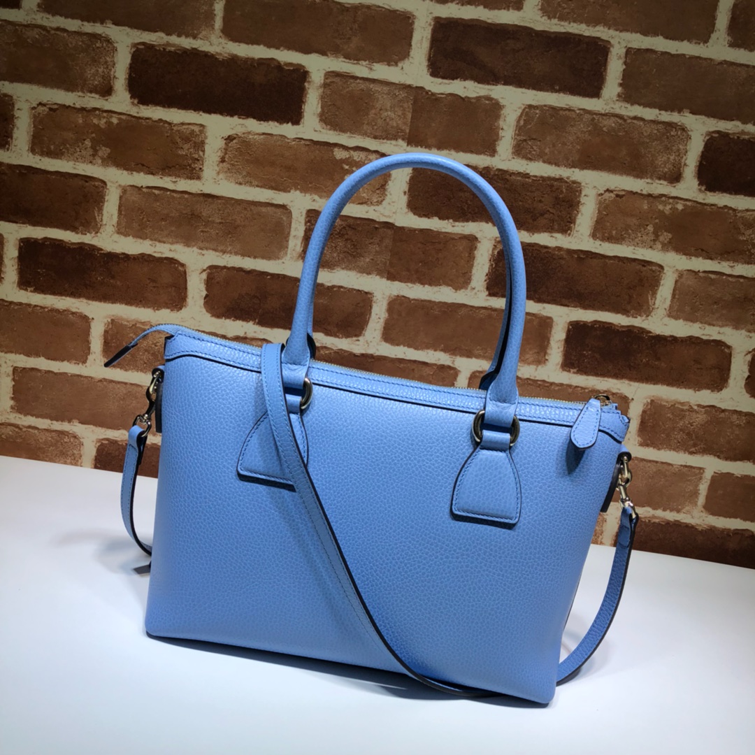 Gvc*1 convertible straight leather corn flower blue 449659 30 x 22 x 12 cm