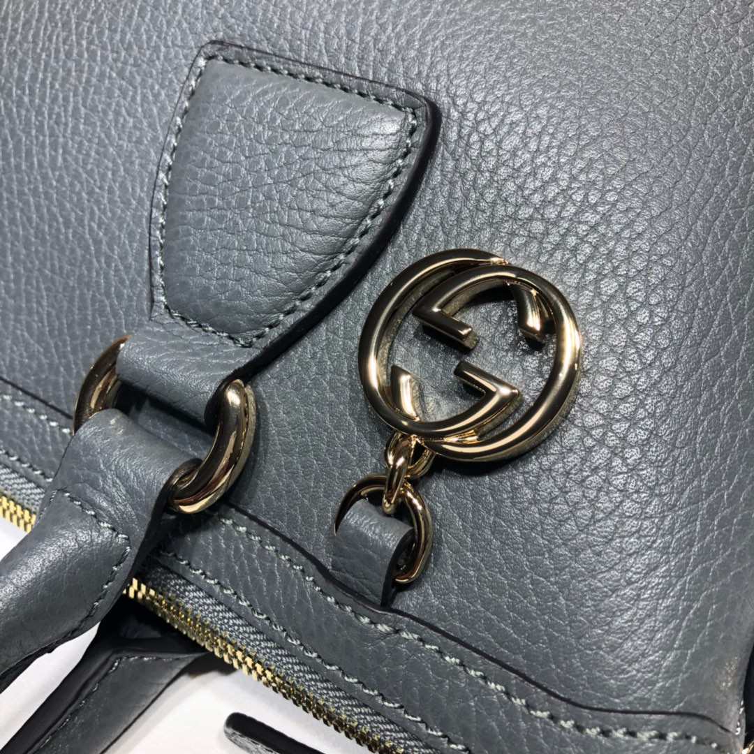 Gvc*1 convertible straight leather gray 449659 30 x 22 x 12 cm