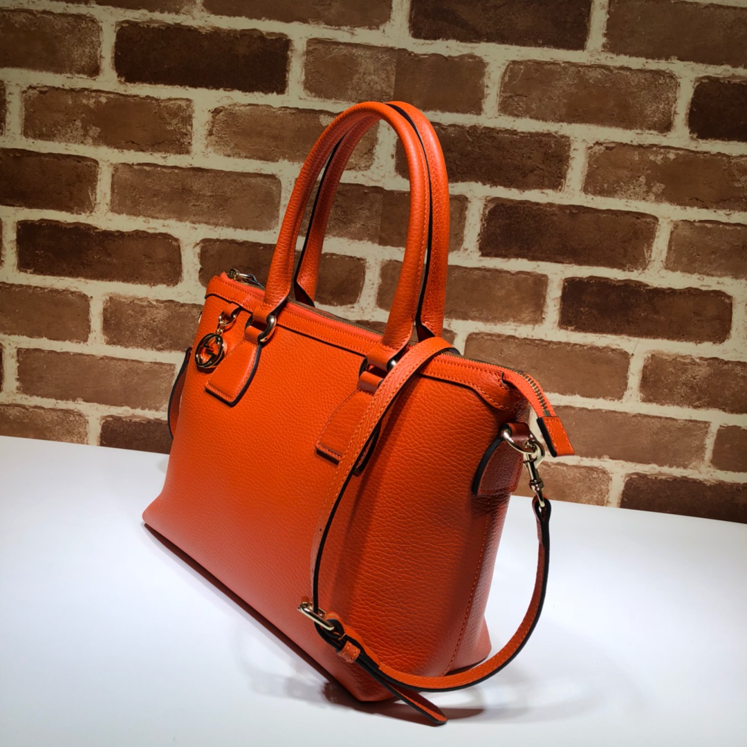 Gvc*1 convertible straight leather orange 449659 30 x 22 x 12 cm