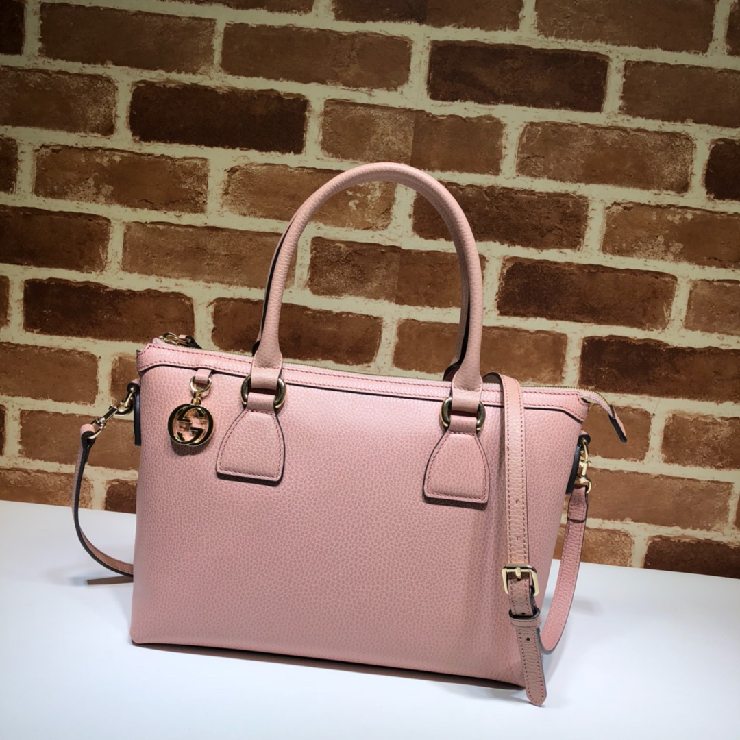 Gvc*1 convertible straight leather powder pink 449659 30 x 22 x 12 cm