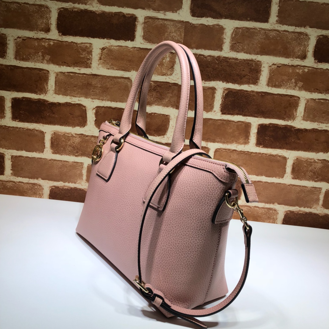 Gvc*1 convertible straight leather powder pink 449659 30 x 22 x 12 cm