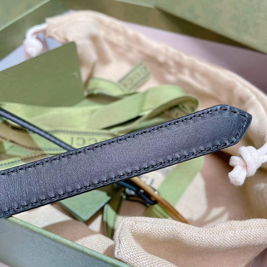 Gvc*1 Gvc*1ssima leather waist belt black