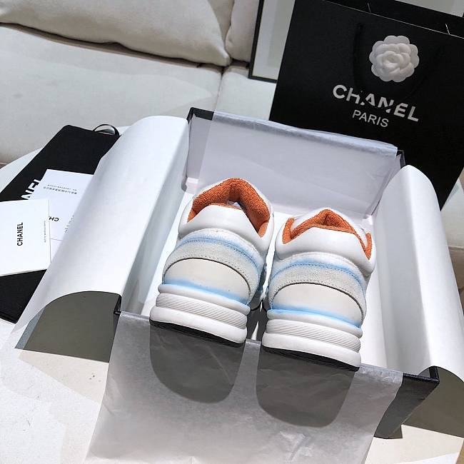 Ch**el shoes blue/ white