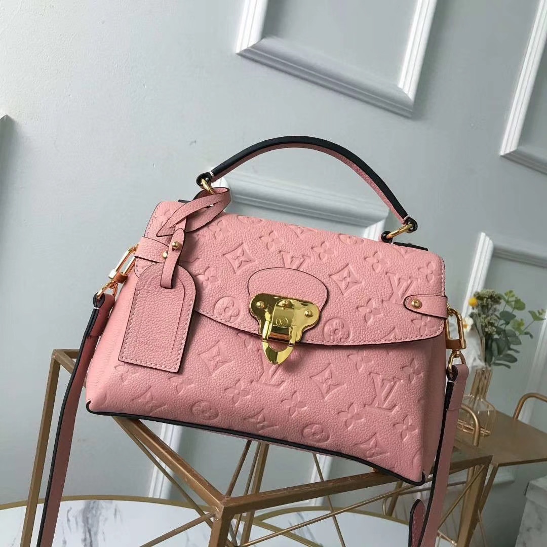 l0vis Vvtt0n georges bb monogram empreinte leather rose poudre m53942 27.5 x 17 x 11.5 cm
