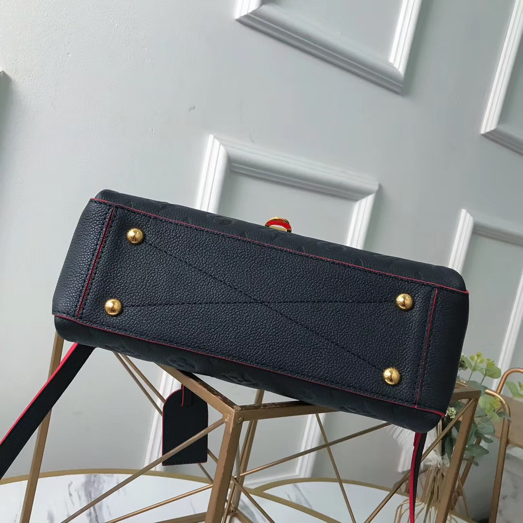 l0vis Vvtt0n georges bb monogram empreinte leather marine rouge m53942 27.5 x 17 x 11.5 cm