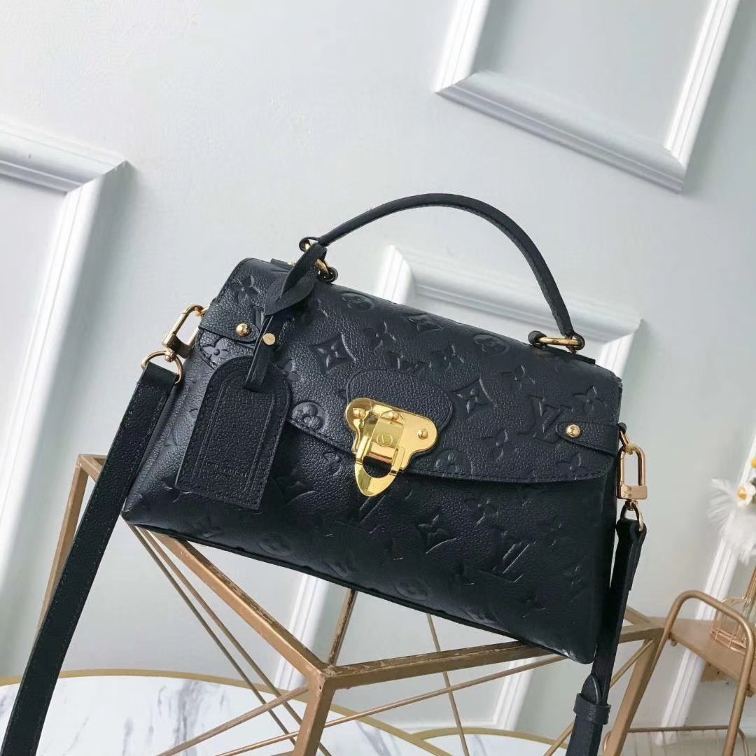 l0vis Vvtt0n georges bb monogram empreinte leather black m53941 27.5 x 17 x 11.5 cm