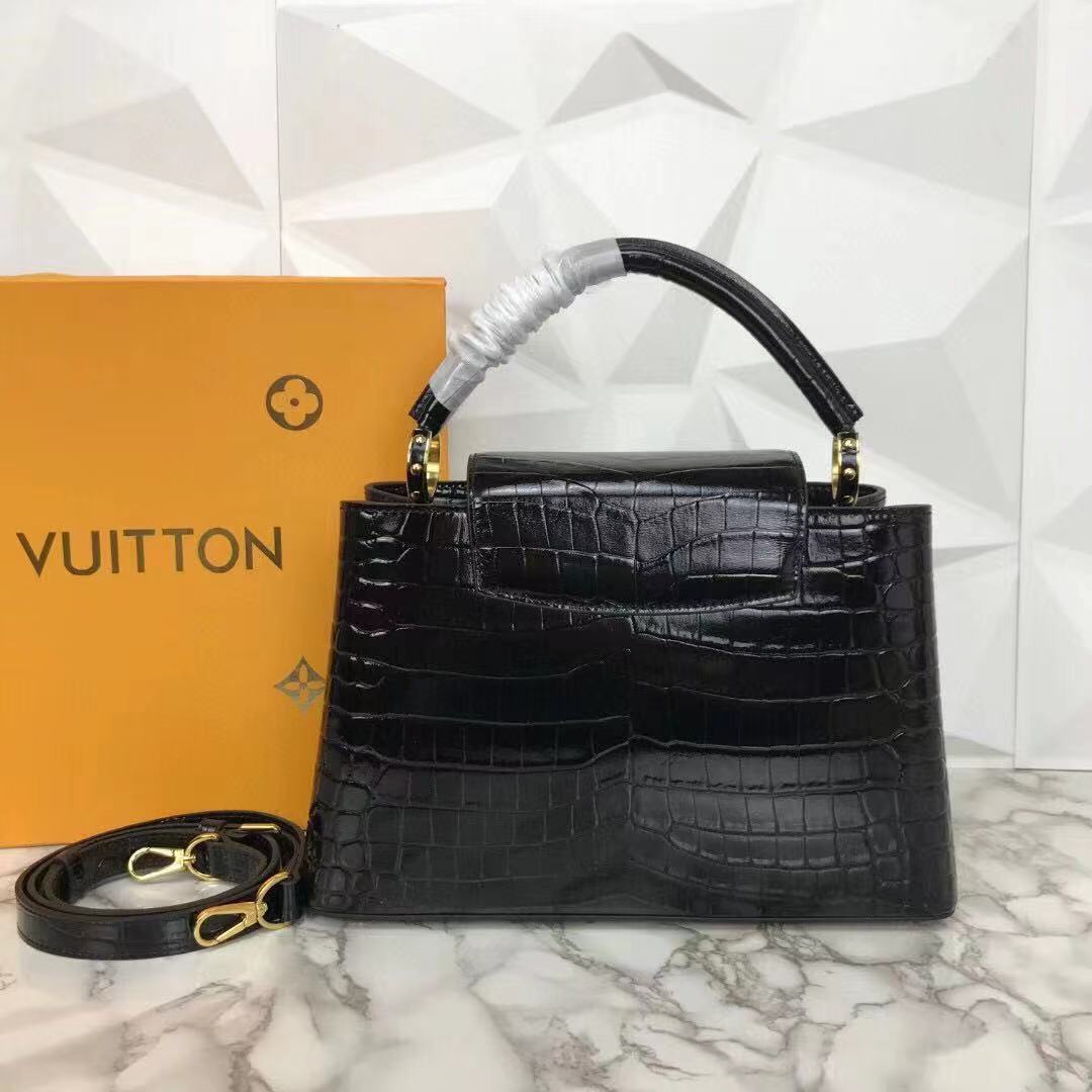 l0vis Vvtt0n capucines in crocodile leather 31 x 20 x 11 cm