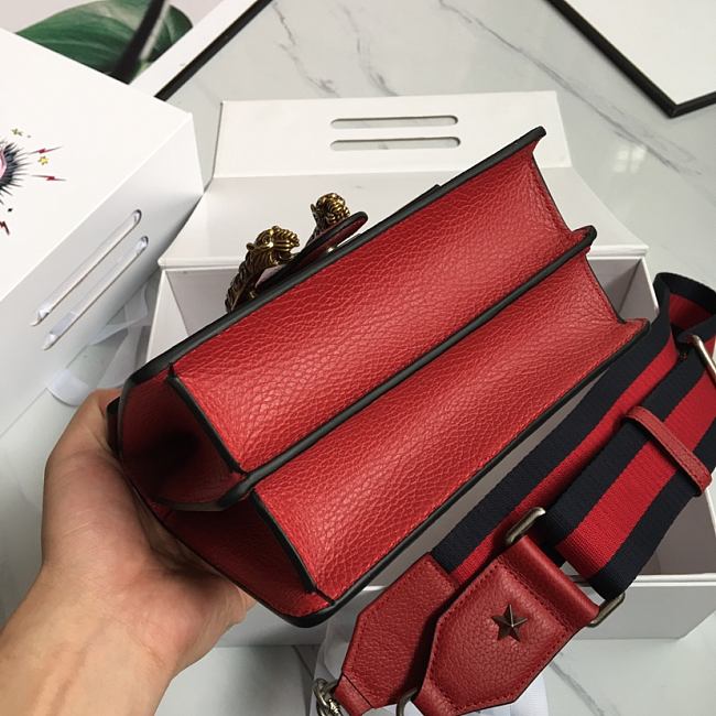 Gvc*1 mini dionysus top handle red bag 523367 20 x 14 x 11 cm