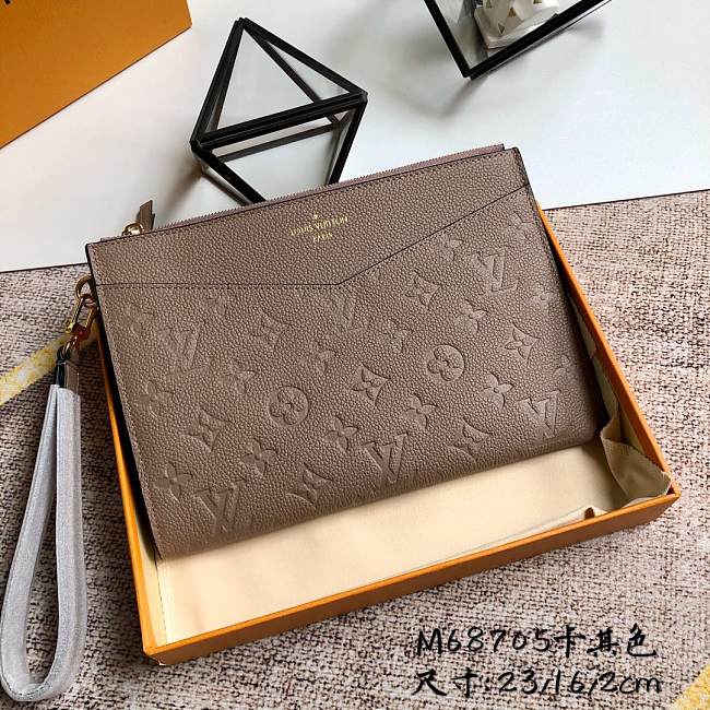 l0vis Vvtt0n pochette melanie mm beige m68705 23 x 16 x 2 cm