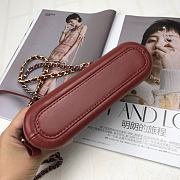 Ch**el gabrielle clutch red a94505 18 x 6 x 11 cm