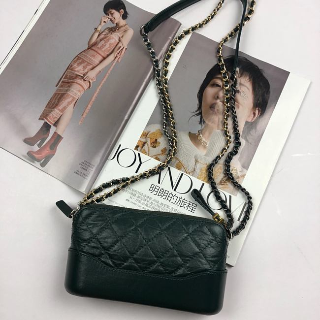 Ch**el gabrielle clutch green a94505 18 x 6 x 11 cm