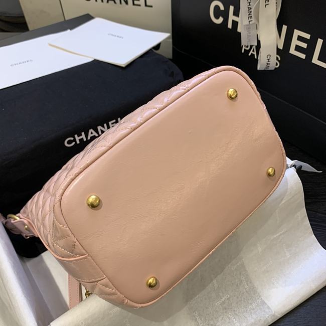 Ch**el state of the art hobo bag pink as0845 21 x 24 x 14 cm
