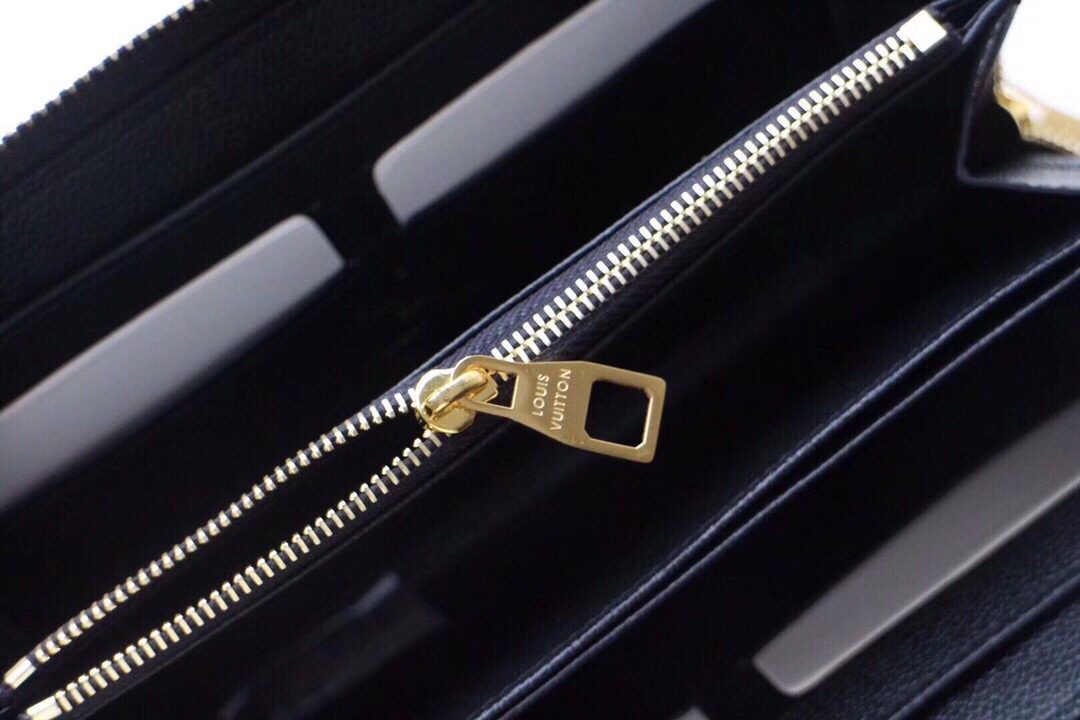 l0vis Vvtt0n zippy wallet monogram leather black m61864 19.5 x 10 cm