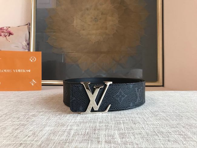 l0vis Vvtt0n monogram eclipse initiales belt silver-tone metal size 4 cm