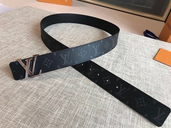 l0vis Vvtt0n monogram eclipse initiales belt silver-tone metal size 4 cm