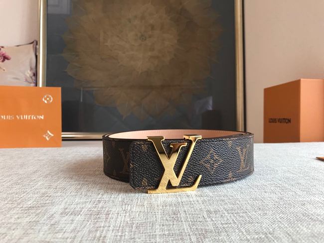 l0vis Vvtt0n monogram initiales belt gold-tone metal size 4 cm