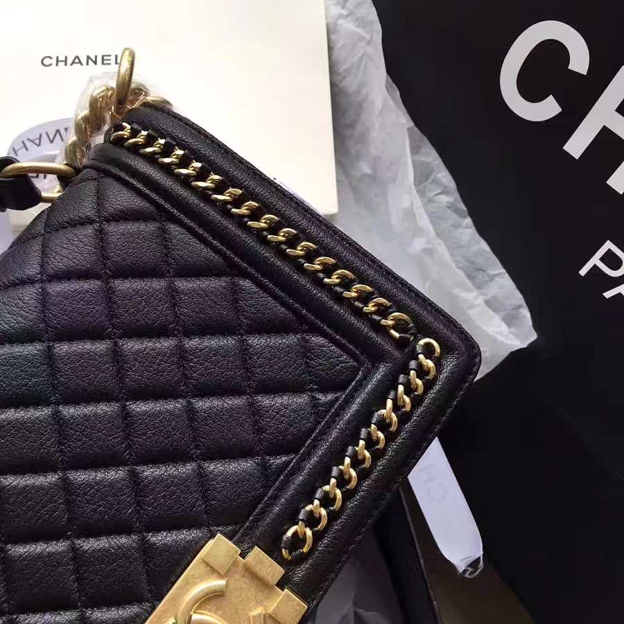 Ch**el boy bag black 25cm