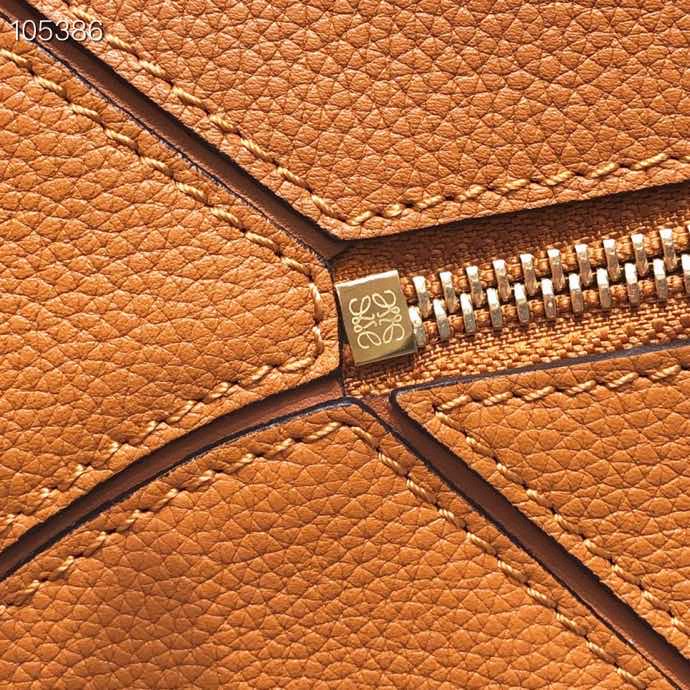 L0ew* puzzle - caramel grain bag 29cm
