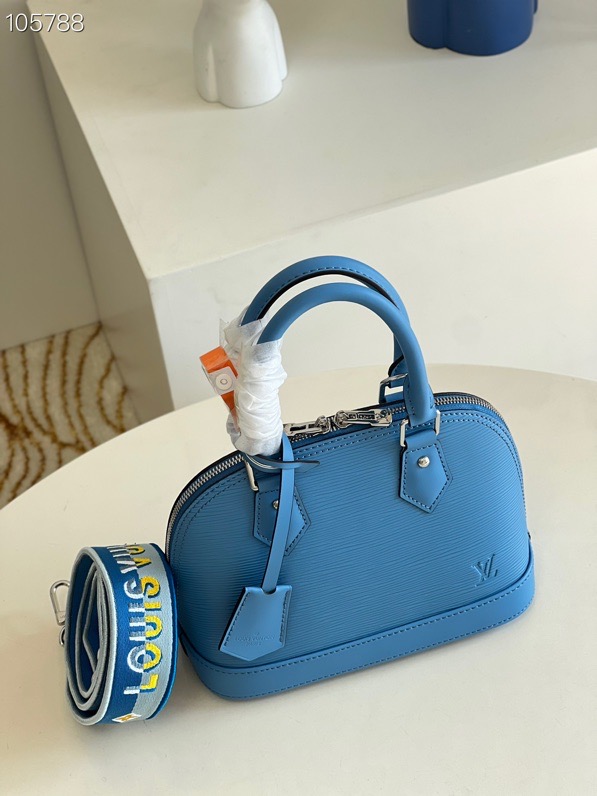 LV alma bag BB handbag M57341 blue 23.5cm