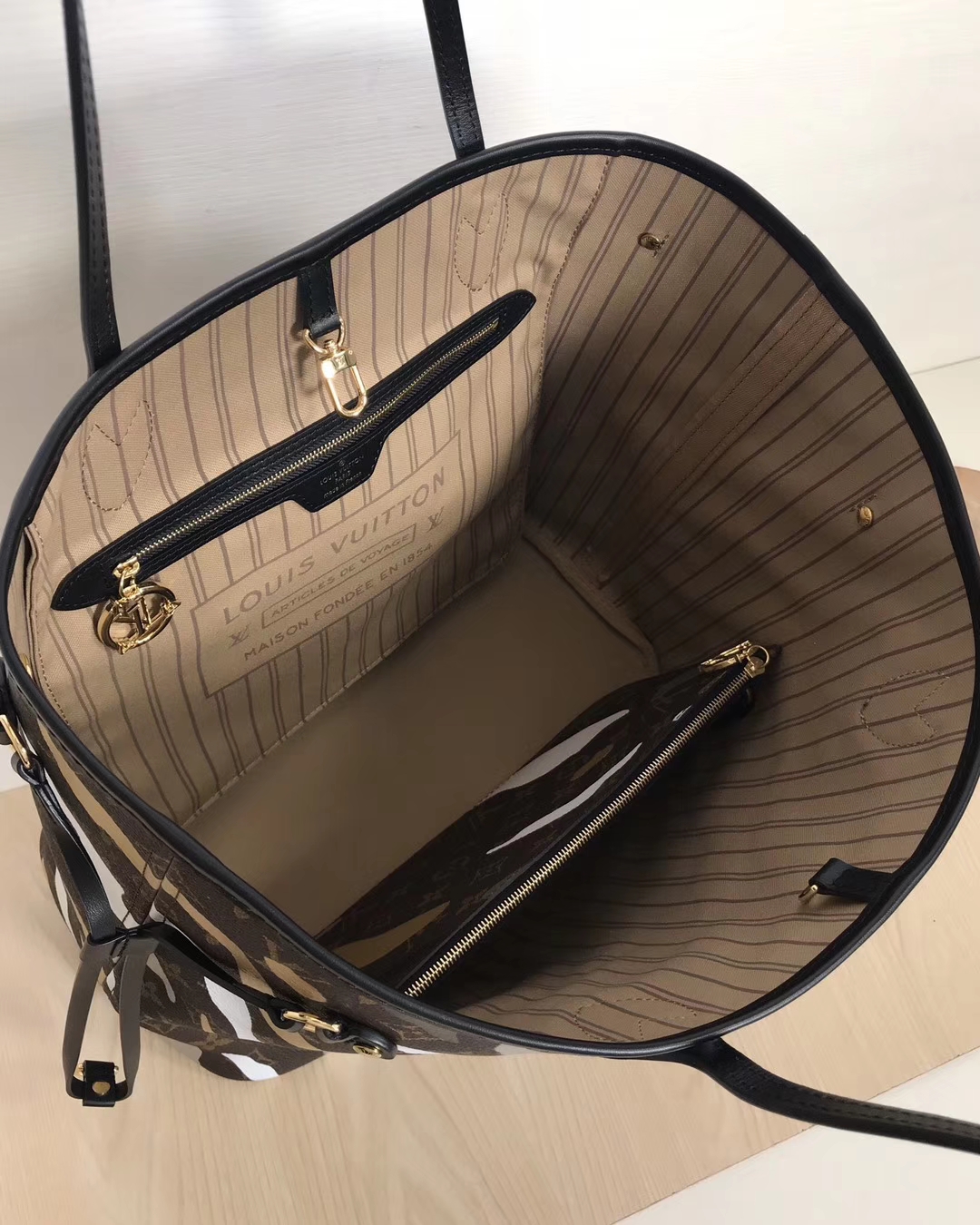 LV M45201 xlol Neverfull medium handbag mm 31cm