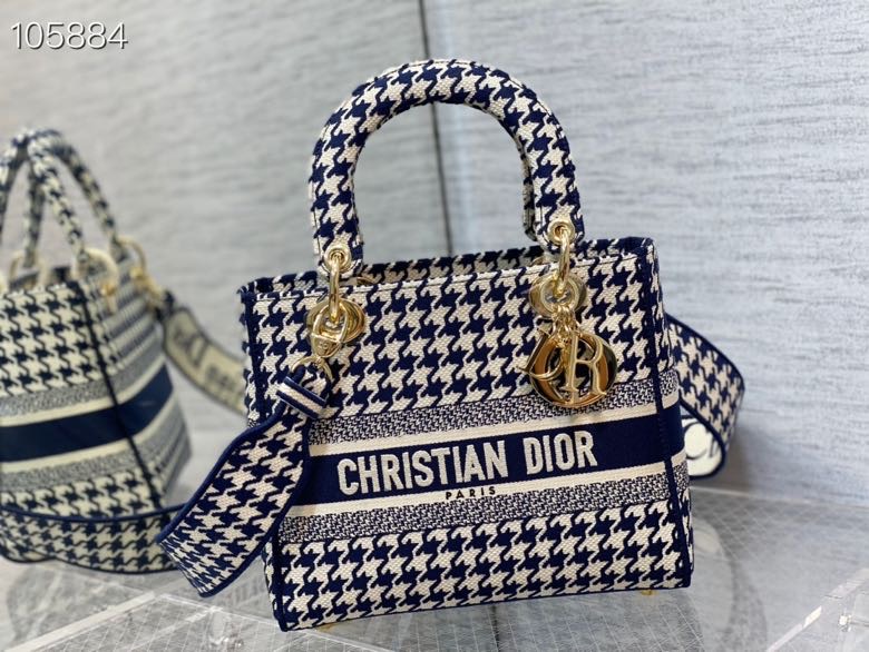 D10r medium lady d-lite bag embroidery m0565 24 cm 06