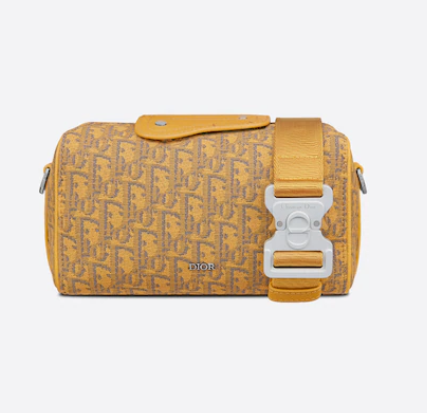 D10r lingot 22 bag gold-tone D10r oblique jacquard 22cm