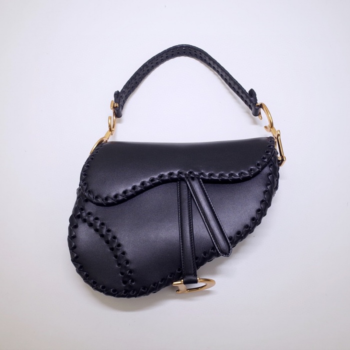 D10r saddle bag black woven style m0447cbaa 26cm 02