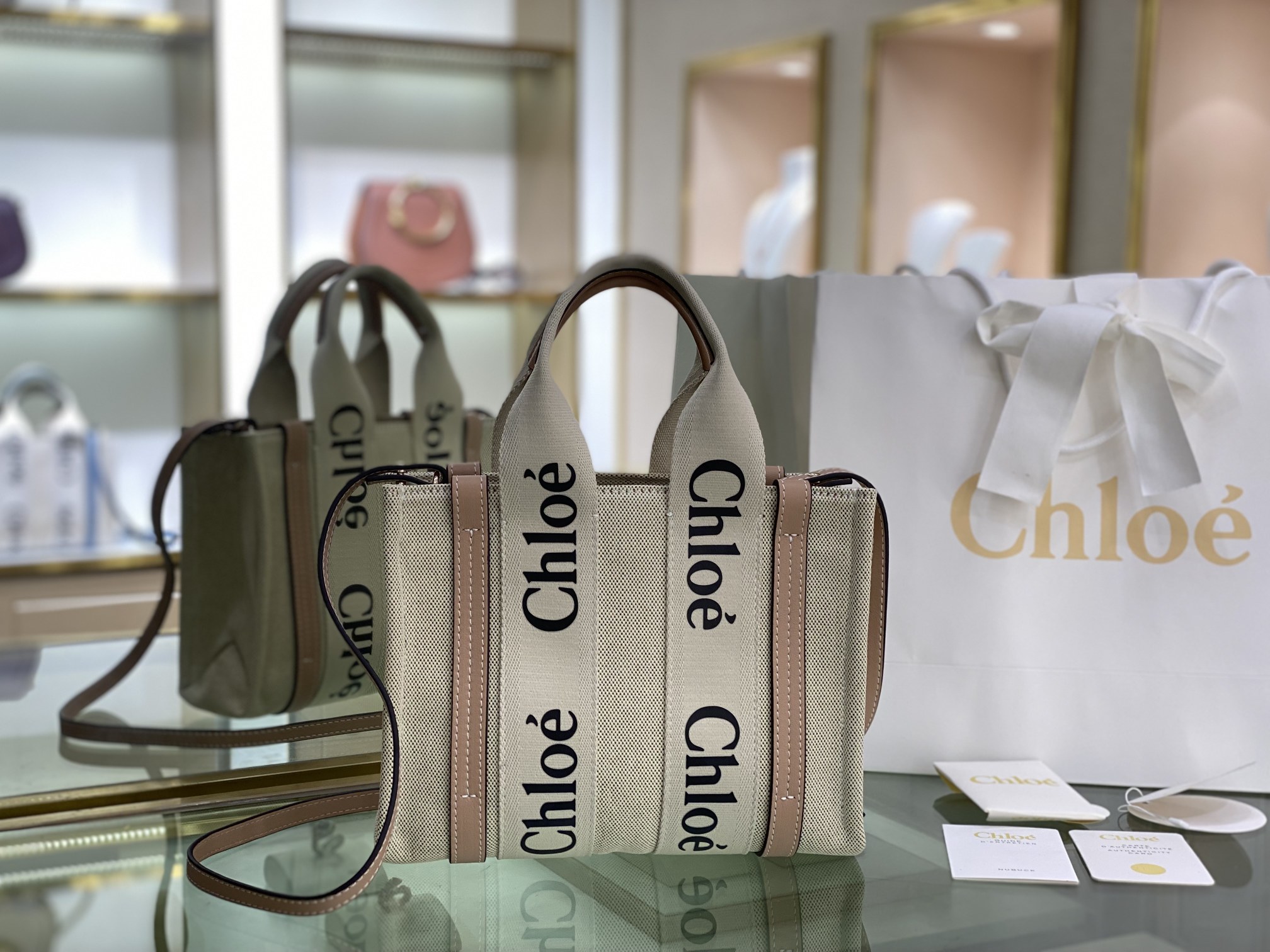 Ch10e woody tote bag n7666 26.5cm 05