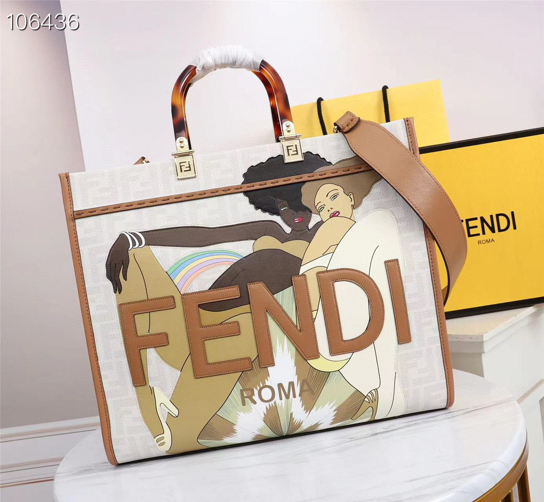 F**di tote bag mm 36cm