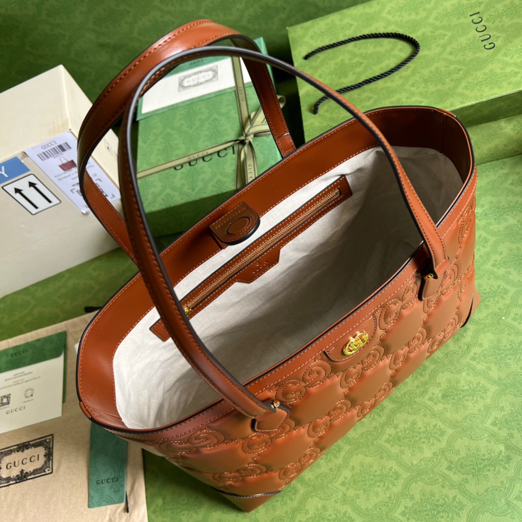 GG tote 631685, P298  brown 38cm