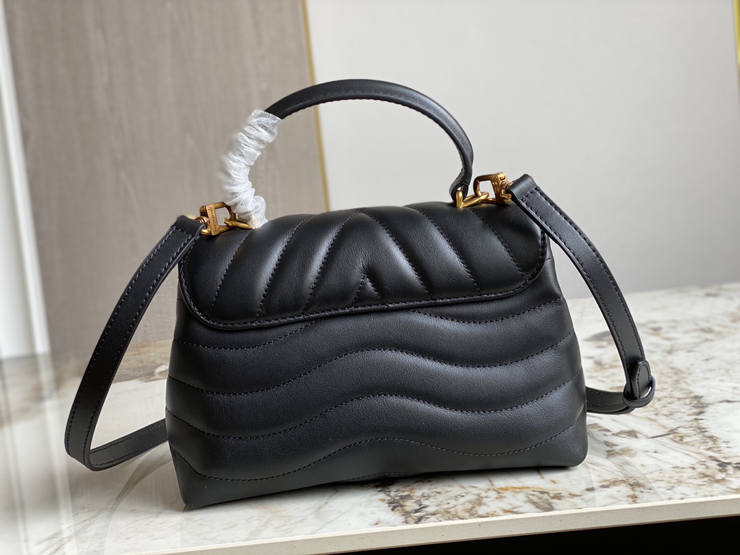 LV NEW WAVE HOLD ME M21720 Black - 23 x 15 x 10cm