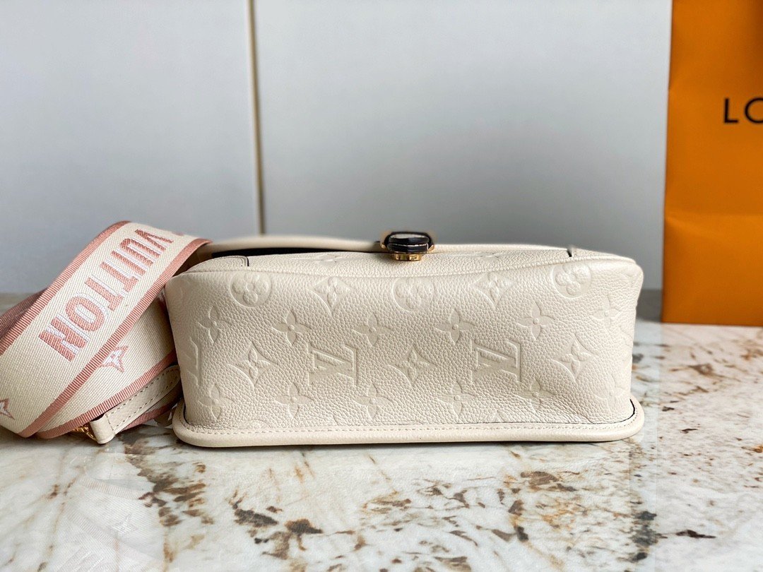 LV Diane Monogram Empreinte - M46388 - Creamy Beige 23 x 16 x 8.5 cm