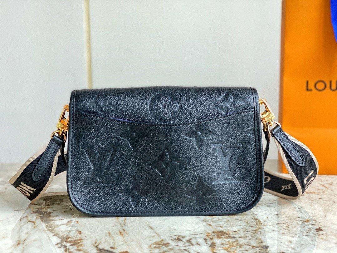 LV Diane Monogram Empreinte - M46388 - Black 23 x 16 x 8.5 cm