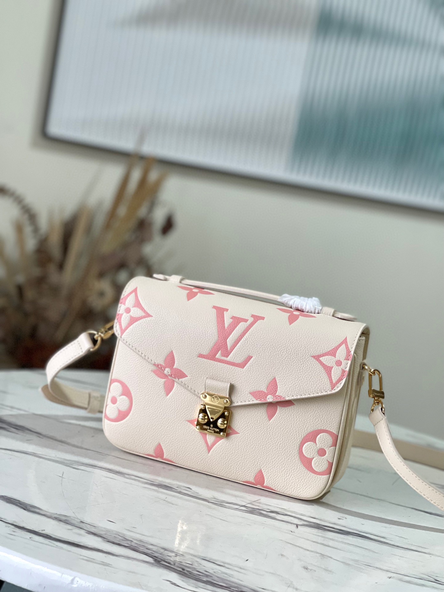 LV Pochette Métis Bicolo Monogram Empreinte White - M45773 - 25x19x7cm
