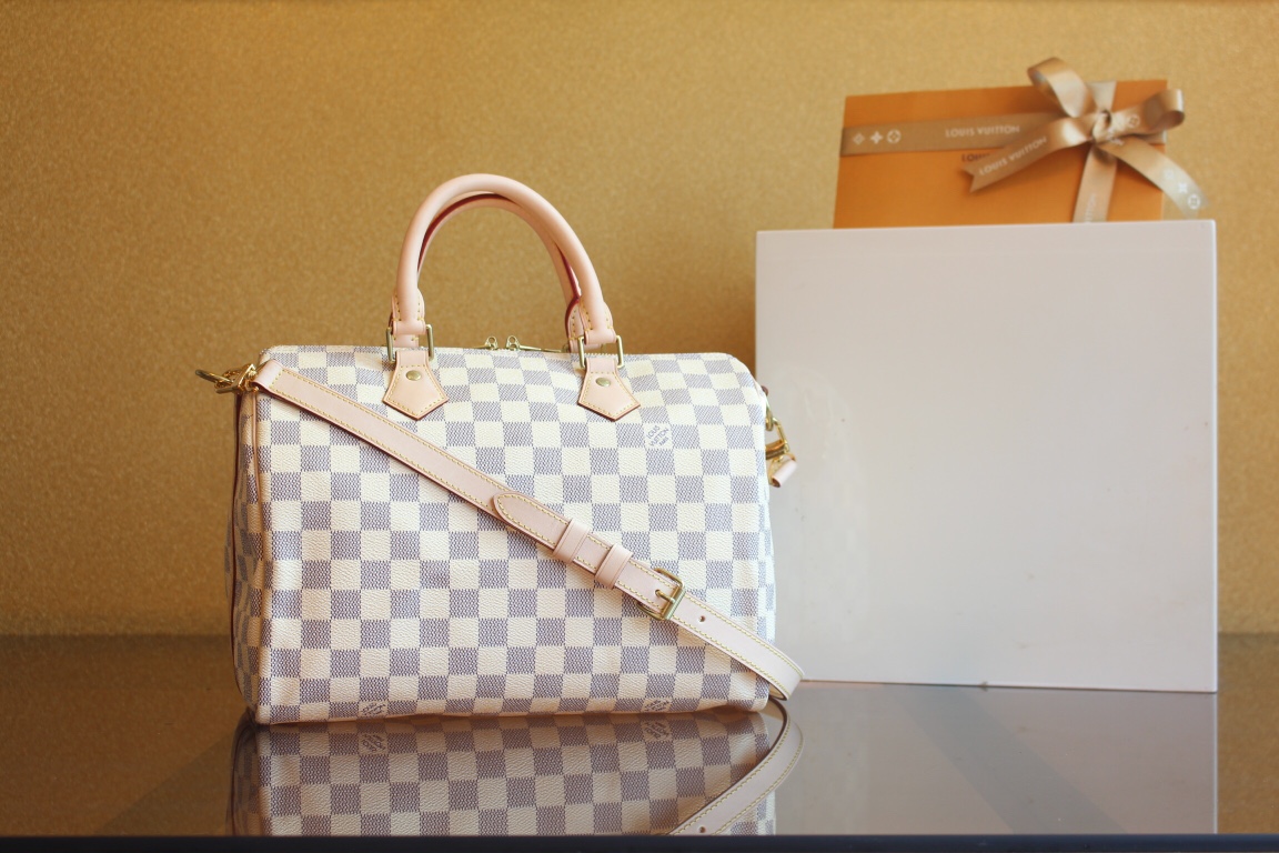LV Speedy Bandouliere 30 N41373- 30 x 21 x 17 cm